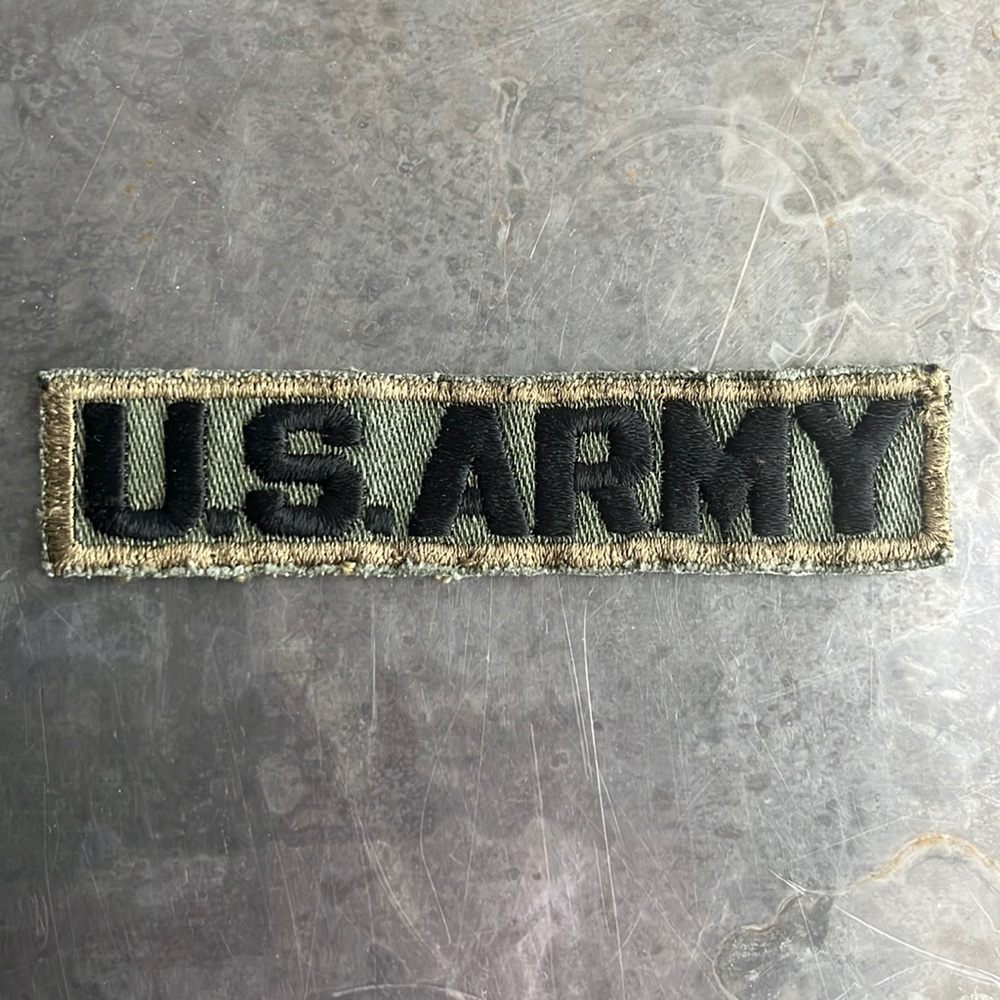 U.S. ARMY fully embroidered tape patch - Vintage